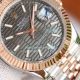 TW Replica Rolex Datejust 2-Tone Rose Gold Strap Black Face Fluted Bezel Watch 41mm (6)_th.jpg